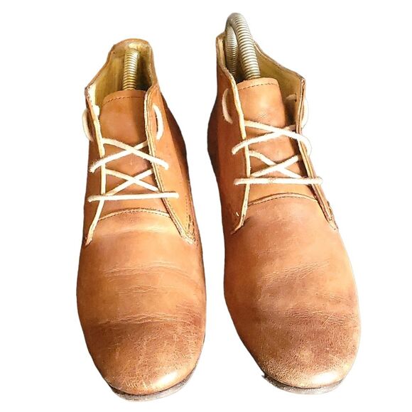 Sutro San Francisco Brown Leather Oxford Shoe Women’s Size 7 Chukka Boots - Picture 3 of 11